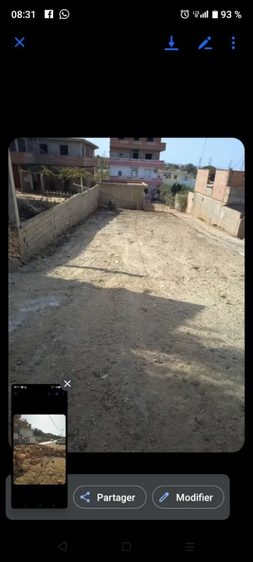 Vente Terrain Mostaganem Sidi lakhdaara