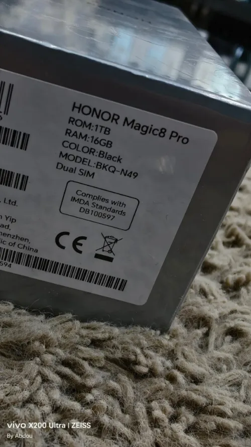 Honor Magic 8 Pro Globale 16GB 1024GB Boite SCELLÈE
