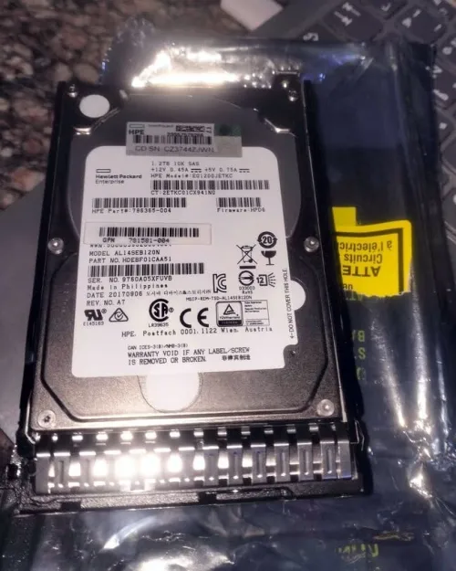 DISQUE DUR HPE 1.2TB SAS 12G Enterprise 10K SFF (2.5in) SC DL380 G10