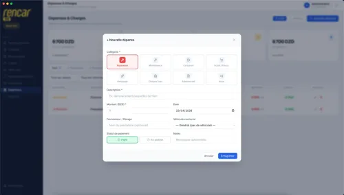 Logiciel Gestion Agence Location de Voitures