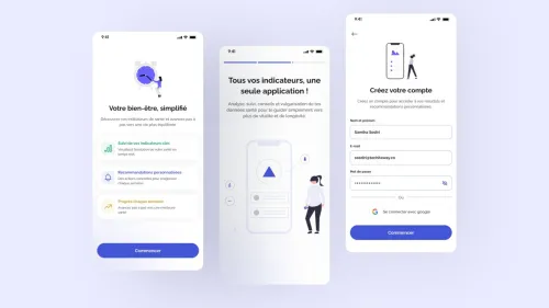 UI/UX Design professionnel pour applications & sites web