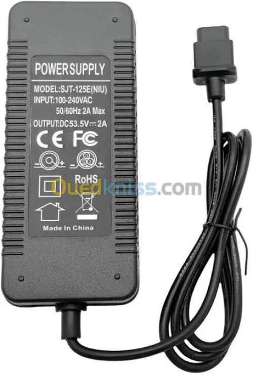 Chargeur pour NIU KQi3/KQi3 Pro/Max/KQi2/KQi2 Pro/KQi 1/1 Pro/KQi