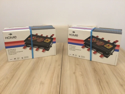 Appareil à raclette et grill Carrefour Home 1200W 8 personnes (acheter en France )