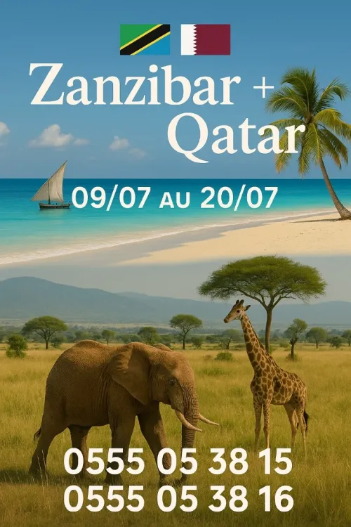 Super promo Zanzibar + Doha