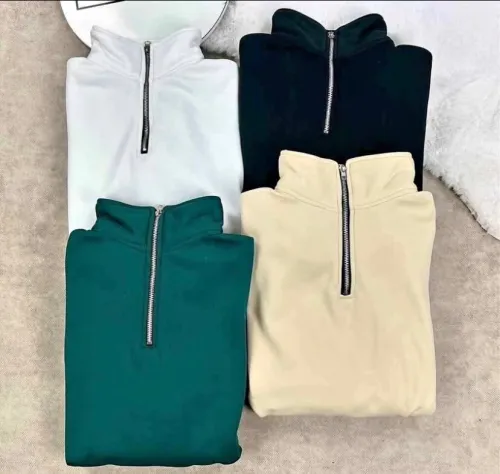 Sweat demi zip
