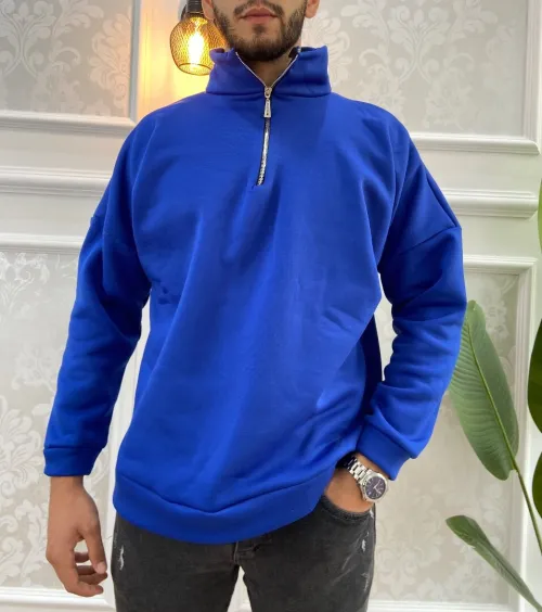 Sweat demi zip