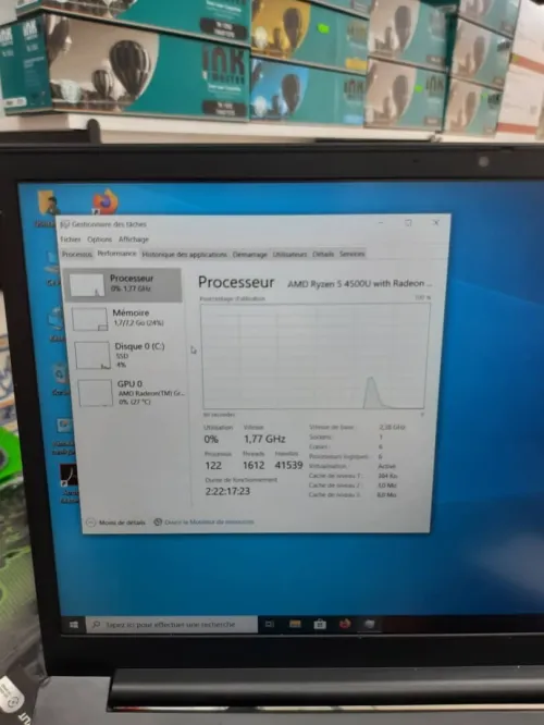 LENOVO E15 RYZEN 5 4500U 8GB RAM 256SSD NVME 15.6''