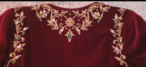 Veste de robe Karakou Bordeaux