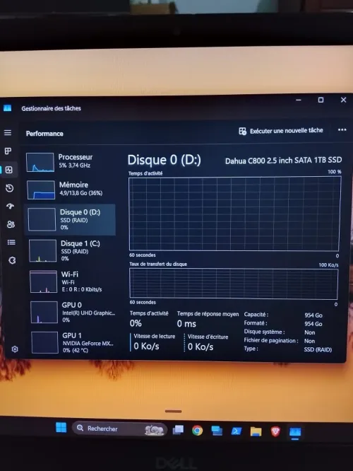 Dell Inspiron 15 7000  i7 8e Gen 16GB RAM  SSD + NVMe