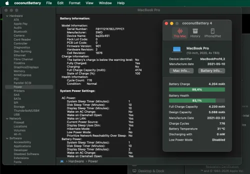 Macbook pro 2020 13'' inch touchbar intel i7 MDM