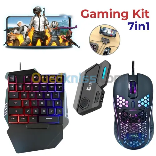 Convertisseur Clavier et Souris Gaming 7 en 1 . محول لوحة مفاتيح وفأرة للألعاب