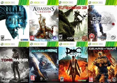 XBOX 360 FLACH/GLITCH/120GB/44JEU