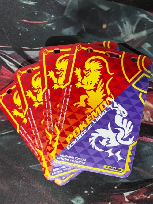 Porte badge pokémon écarlate et violet edition
