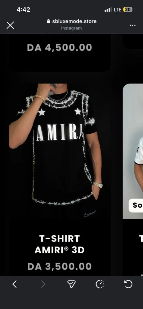 T-shirt AMIRI 3D