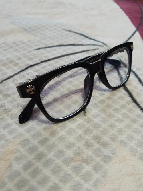 Chrome heart glasses