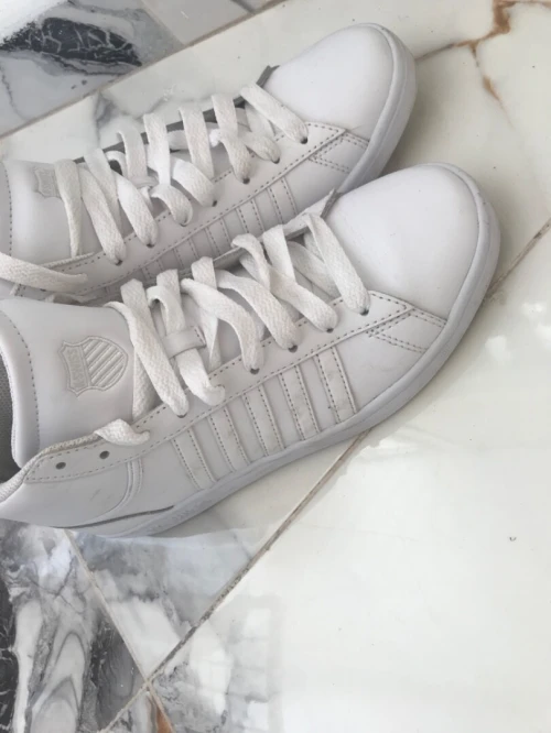 Baskette montante k-swiss blanche