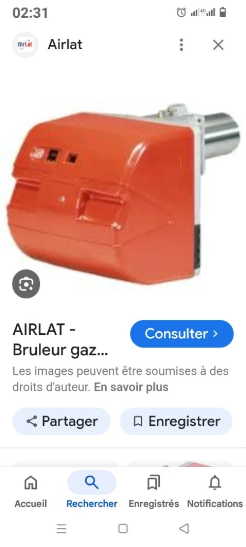 Brûleur à gaz Bruno ramazout domestique et industriel