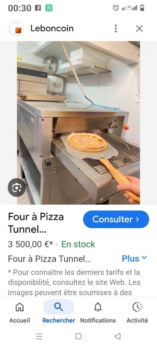 Four à pizza four électrique pour la gaz four à brûleur four à pain