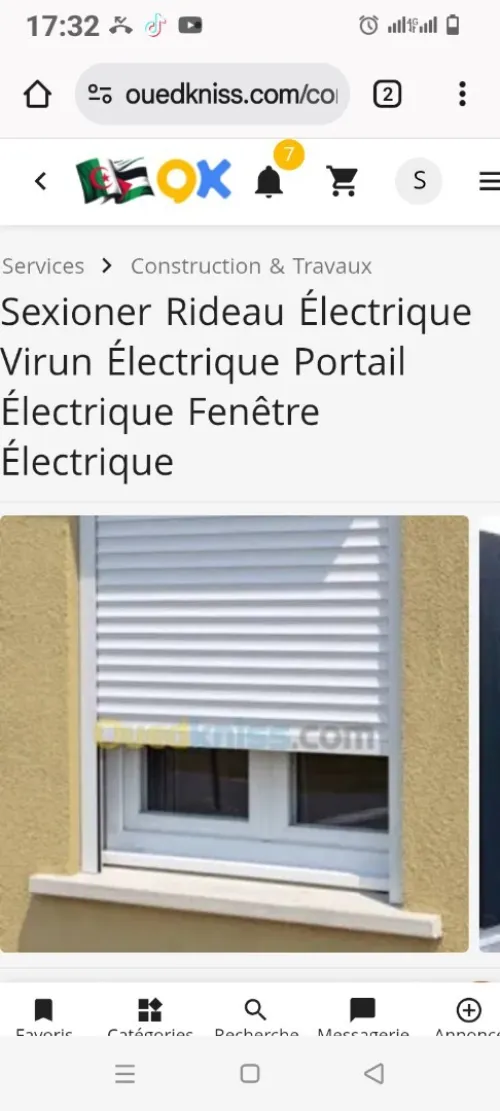 Rideaux électrique portail coulissant fauteuil abattant sectionnel travaux de serrurier serrure