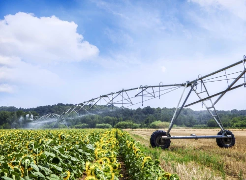 PIVOT D'IRRIGATION CENTRAL 30ha / LA MARQUE : IRRIFRANCE (FRANCE)
