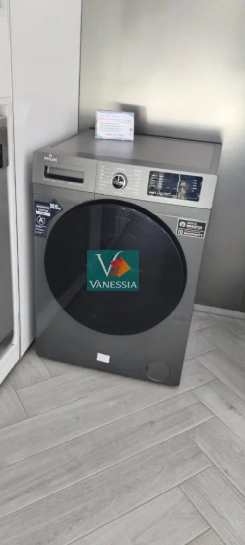 Machine à laver Automatique marque raylan gris 10.5kg