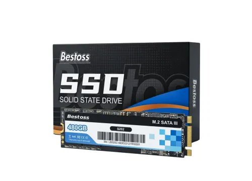 BESTOSS SSD 480GB M.2 SATA 3.0 2280 NGFF 530MB/s