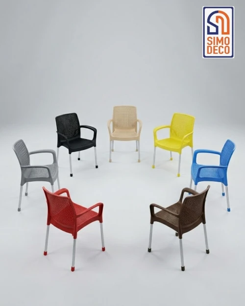 Chaise en plastique