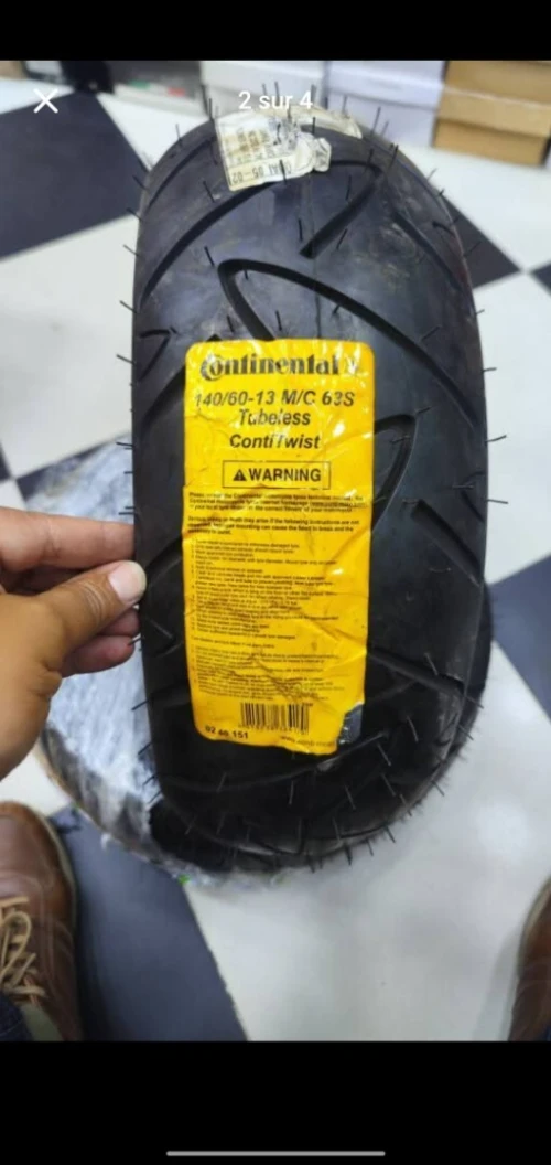 2pneu continental 140/60/13