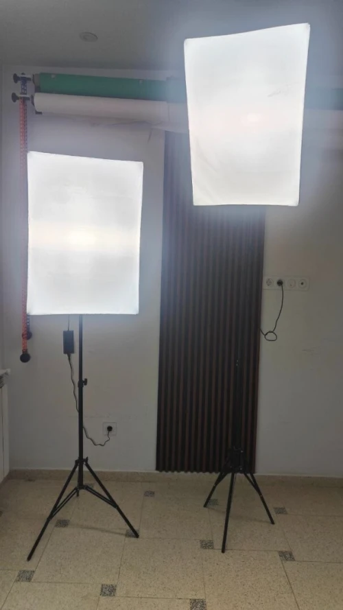 سوفت بوكس مزدوج للتصوير (2 Softbox Lighting Kit)