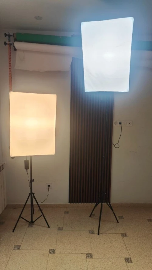 سوفت بوكس مزدوج للتصوير (2 Softbox Lighting Kit)