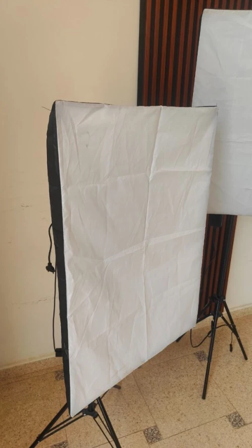 سوفت بوكس مزدوج للتصوير (2 Softbox Lighting Kit)