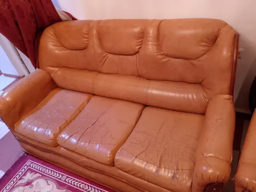Fauteuil 7 places en semili cuire 