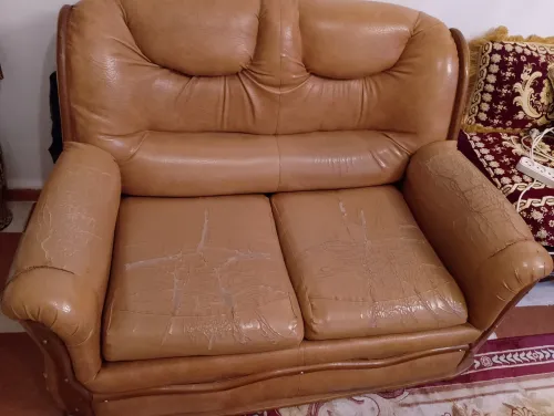 Fauteuil 7 places en semili cuire 