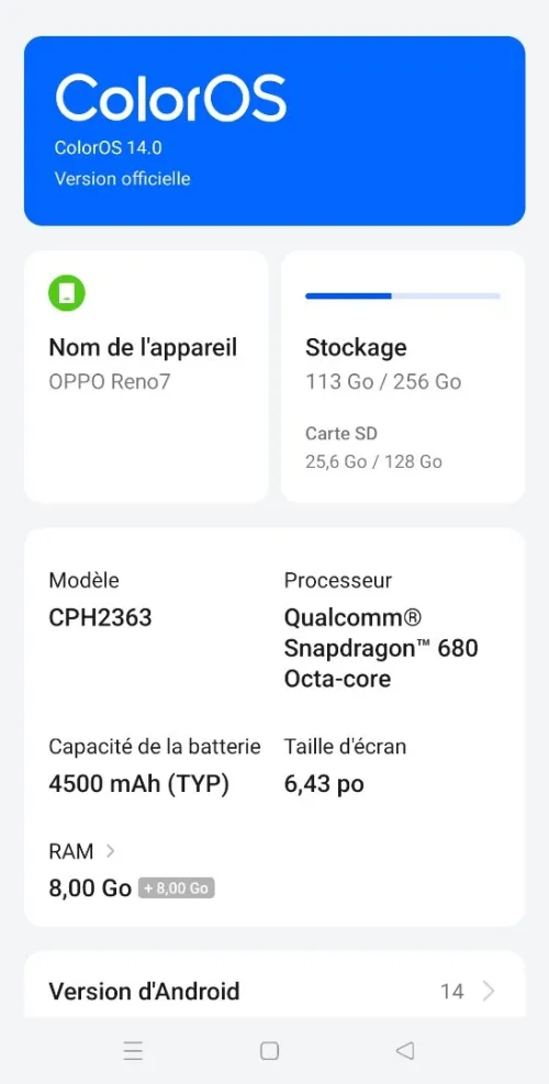 Oppo Reno 7