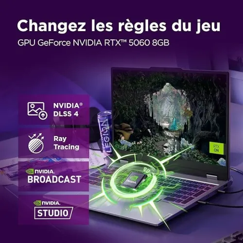 Lenovo LOQ I7-13650HX 16G DDR5 512G SSD RTX 5060 8 GB Écran 15.6'' FHD IPS 144 Hz