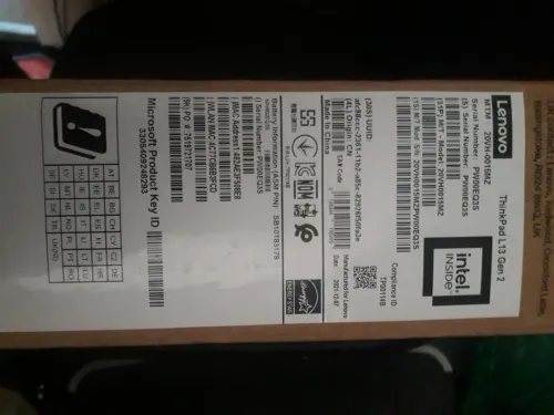 THINKPAD L13 GEN2 I7-1165G7 8GO RAM 256GO SSD