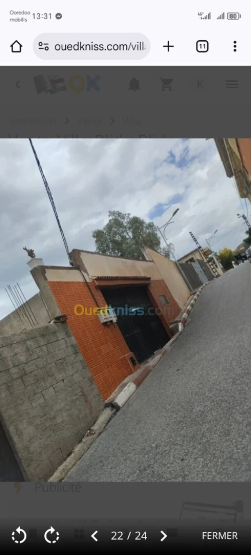 Location Appartement Niveau de villa Studio Blida Blida