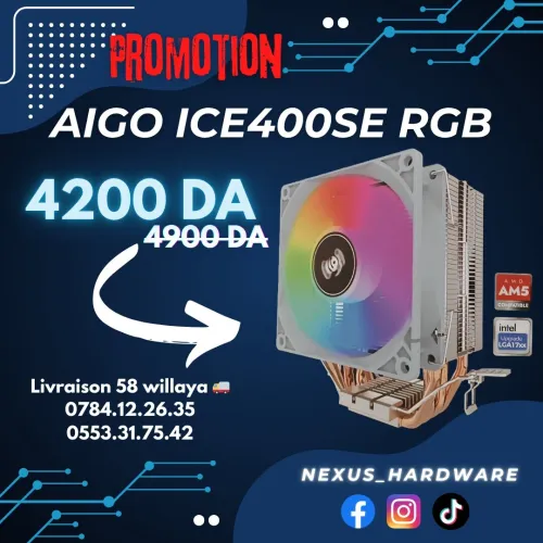 AIGO ICE400SE RGB CPU COOLER