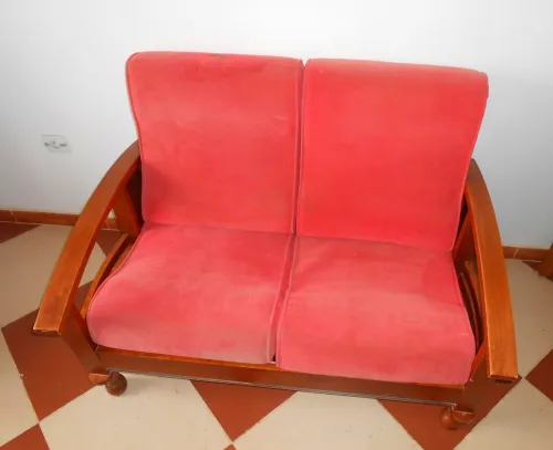 Fauteuils 05 places en bois hêtre importation