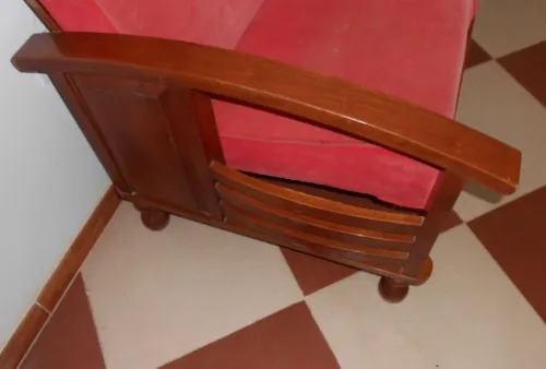 Fauteuils 05 places en bois hêtre importation