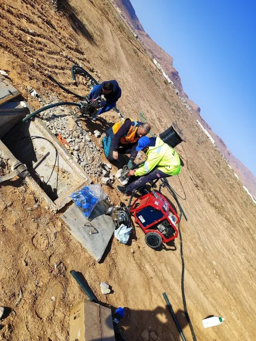 Travaux fibre optique 