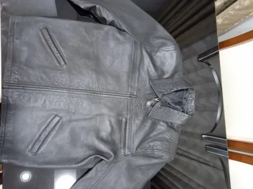 Veste cuire