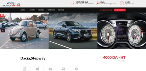 Site web de Gestion location de voiture et reservation