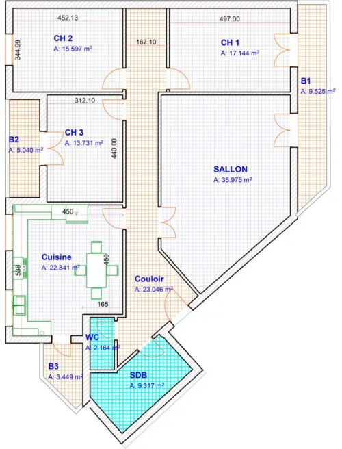 Vente Appartement F4 Skikda Ramdane djamel