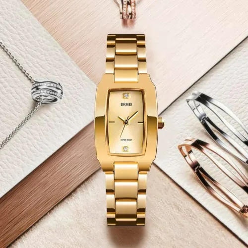 Montre pour femme - original - water résiste - dore