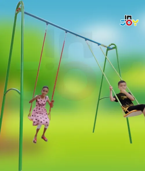 BALANCOIRE ENFANTS|أرجوحة للأولاد هيكل معدني قوي وتصميم جذاب