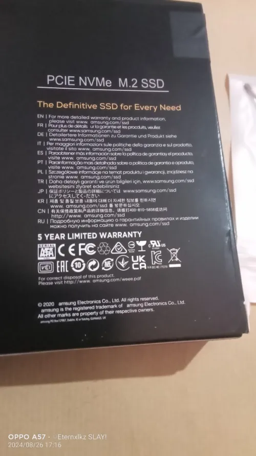 SSD  NVMe 4 Tb  M2 2280 PCIe 4.0
