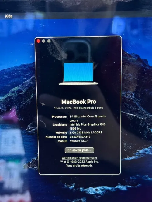 Macbook Pro 2020
