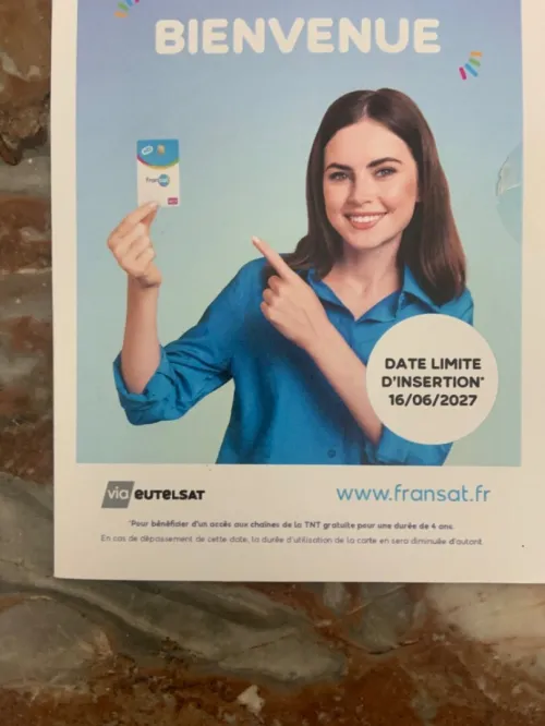 Carte fransat originale HD PC7 valable 04 ans