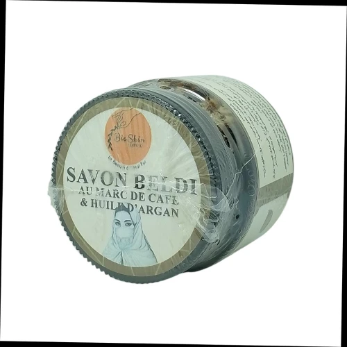 Savon Exfoliant Révélateur d'Éclat au Café & Huile d'Argan Précieuse : Rituel Peau Neuve & Énergie